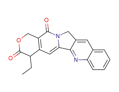 4-ethyl-1,12-dihydro-14-H-pyrano[3',4':6,7]indolizino[1,2-b]quinoline-3,14-(4H)-dione