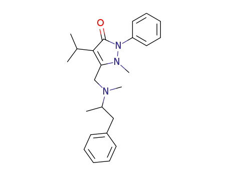 3H-Pyrazol-3-one,1,2-dihydro-1-methyl-4-(1-methylethyl)-5-[[methyl(1-methyl-2-phenylethyl)amino]methyl]-2-phenyl-
