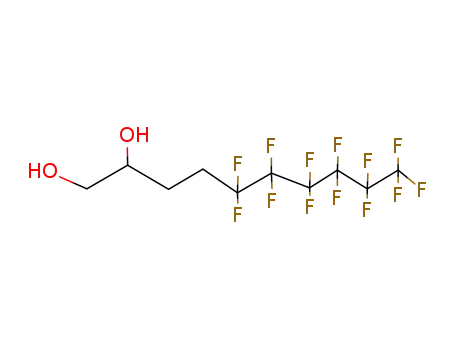 Molecular Structure of 147274-18-8 (1,2-Decanediol, 5,5,6,6,7,7,8,8,9,9,10,10,10-tridecafluoro-)