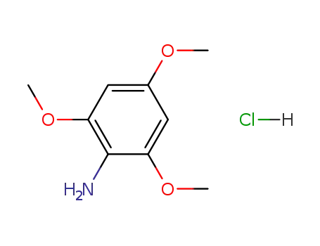 Molecular Structure of 102438-99-3 (2,4,6-TRIMETHOXYANILINE HYDROCHLORIDE)