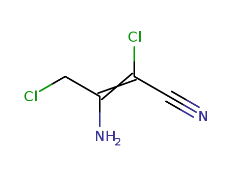 Molecular Structure of 55549-51-4 (2-Butenenitrile,  3-amino-2,4-dichloro-)