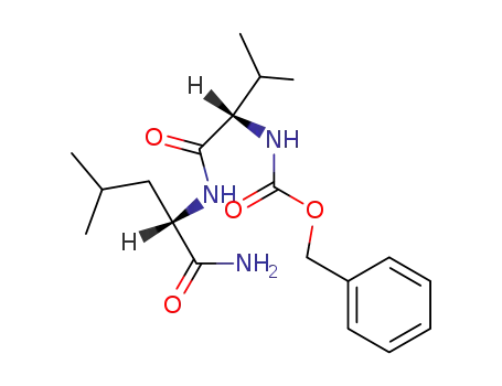 Molecular Structure of 95303-78-9 (L-Leucinamide, N-[(phenylmethoxy)carbonyl]-L-valyl-)