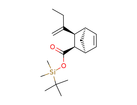 (+)-(2,3-endo)-tert-butyldimethylsilyl 3-(1-methenylpropyl)bicyclo<2.2.1>hept-5-ene-2-carboxylate