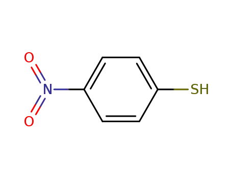 Molecular Structure of 1849-36-1 (4-Nitrothiophenol)
