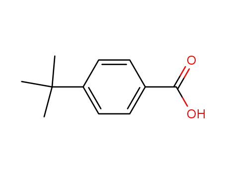 Molecular Structure of 98-73-7 (4-tert-Butylbenzoic acid)