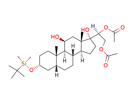 20α-cortol 3-tert-butyldimethylsilyl ether 20,21-diacetate
