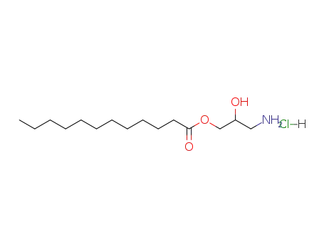 (+/-)-lauric acid-(3-amino-2-hydroxy-propyl ester); hydrochloride