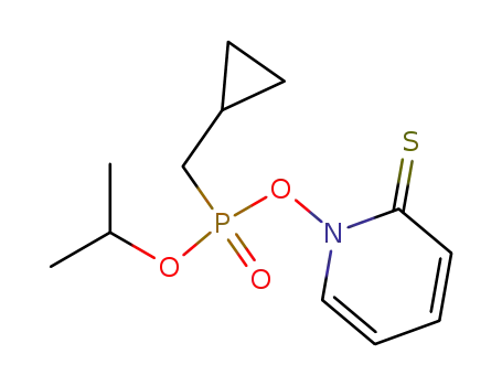 Cyclopropylmethyl-phosphonic acid isopropyl ester 2-thioxo-2H-pyridin-1-yl ester