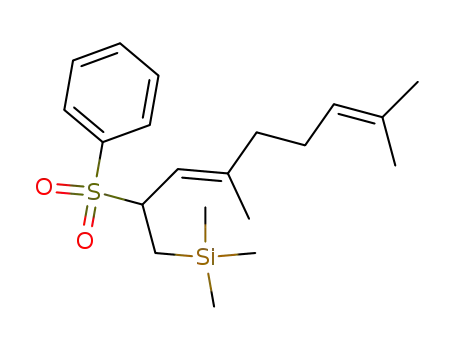 ((E)-2-Benzenesulfonyl-4,8-dimethyl-nona-3,7-dienyl)-trimethyl-silane