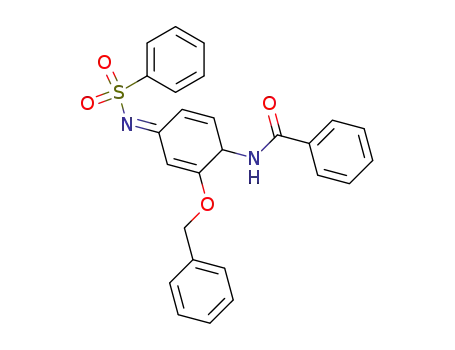 N-<4-(benzoylimino)-3-(benzyloxy)-2,5-cyclohexadien-1-ylidene>benzenesulfonamide