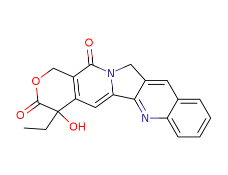 1H-Pyrano[3',4':6,7]indolizino[1,2-b]quinoline-3,14(4H,12H)-dione,4-ethyl-4-hydroxy- cas  31456-25-4