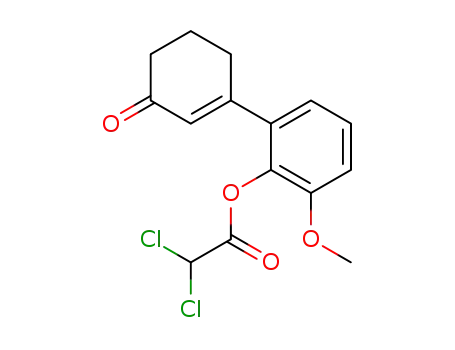 Dichloro-acetic acid 2-methoxy-6-(3-oxo-cyclohex-1-enyl)-phenyl ester