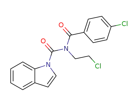 4-Chloro-N-(2-chloro-ethyl)-N-(indole-1-carbonyl)-benzamide