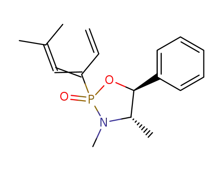 3,4-dimethyl-2-(3-methyl-1-vinyl-1,2-butadienyl)-5-phenyl-1,3,2-oxazaphospholidine 2-oxide