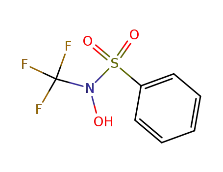 Molecular Structure of 88978-51-2 (Benzenesulfonamide, N-hydroxy-N-(trifluoromethyl)-)