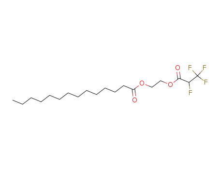Tetradecanoic acid 2-(2,3,3,3-tetrafluoro-propionyloxy)-ethyl ester