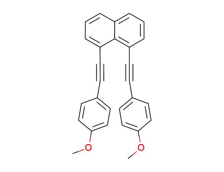 1,8-bis<<(p-hydroxymethyl)phenyl>ethynyl>naphthalene