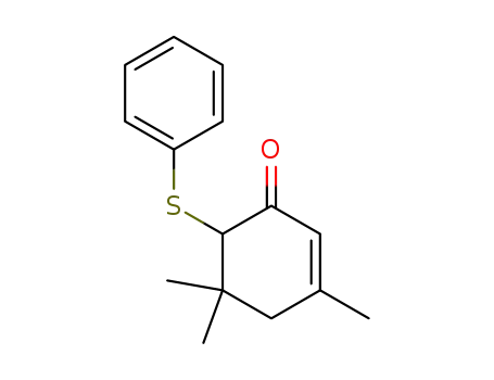 3,5,5-Trimethyl-6-phenylsulfanyl-cyclohex-2-enone
