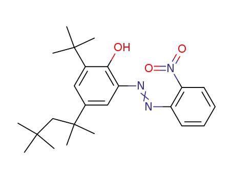 2-tert-Butyl-6-(2-nitro-phenylazo)-4-(1,1,3,3-tetramethyl-butyl)-phenol