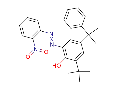 2-tert-Butyl-4-(1-methyl-1-phenyl-ethyl)-6-(2-nitro-phenylazo)-phenol