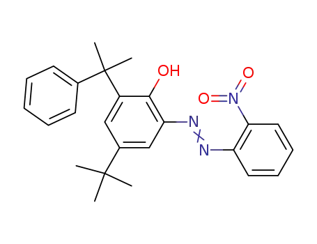 4-tert-Butyl-2-(1-methyl-1-phenyl-ethyl)-6-(2-nitro-phenylazo)-phenol