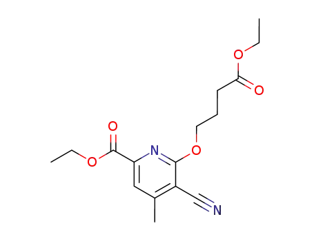 5-Cyano-6-(3-ethoxycarbonyl-propoxy)-4-methyl-pyridine-2-carboxylic acid ethyl ester