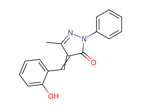 4-(2-hydroxy-benzylidene)-5-methyl-2-phenyl-2,4-dihydro-pyrazol-3-one