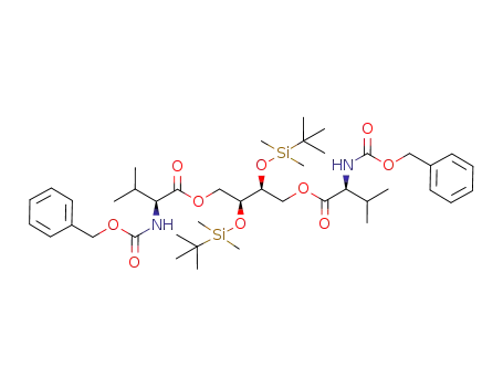 (S)-2-Benzyloxycarbonylamino-3-methyl-butyric acid (2S,3S)-4-((S)-2-benzyloxycarbonylamino-3-methyl-butyryloxy)-2,3-bis-(tert-butyl-dimethyl-silanyloxy)-butyl ester