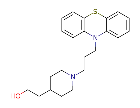 4-Piperidineethanol, 1-(3-phenothiazin-10-ylpropyl)-