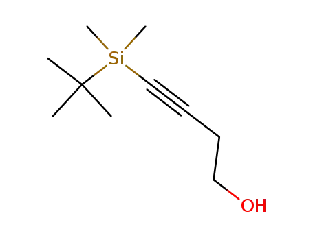 Molecular Structure of 160194-31-0 (3-Butyn-1-ol, 4-[(1,1-dimethylethyl)dimethylsilyl]-)