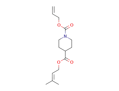 Piperidine-1,4-dicarboxylic acid 1-allyl ester 4-(3-methyl-but-2-enyl) ester