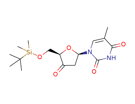 Thymidine, 3'-deoxy-5'-O-[(1,1-dimethylethyl)dimethylsilyl]-3'-oxo-