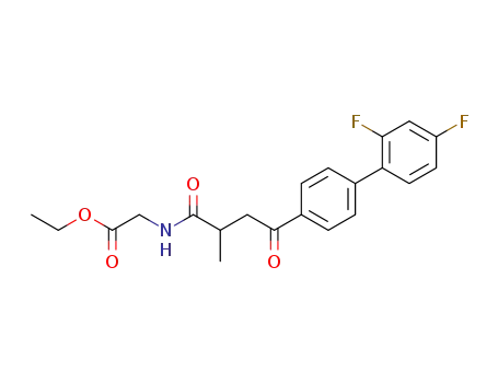 [4-(2',4'-Difluoro-biphenyl-4-yl)-2-methyl-4-oxo-butyrylamino]-acetic acid ethyl ester