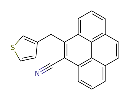 5-(3-thienylmethyl)-4-pyrenecarbonitrile