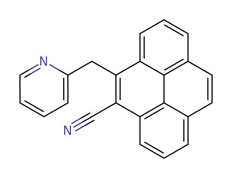 5-(2-pyridylmethyl)-4-pyrenecarbonitrile