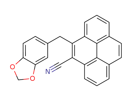 5-(3,4-methylendioxyphenylmethyl)-4-pyrenecarbonitrile