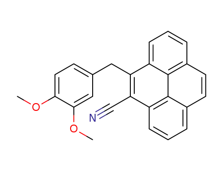 5-(3,4-dimethoxyphenylmethyl)-4-pyrenecarbonitrile