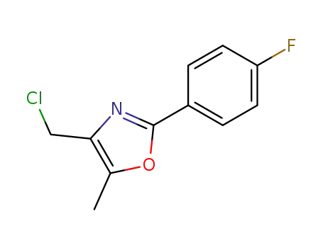 4-(chloromethyl)-2-(4-fluorophenyl)-5-methyl-1,3-oxazole