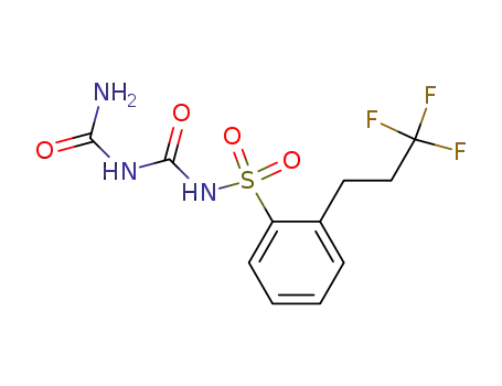 N-<<(aminocarbonyl)amino>carbonyl>-2-(3,3,3-trifluoropropyl)benzenesulfonamide