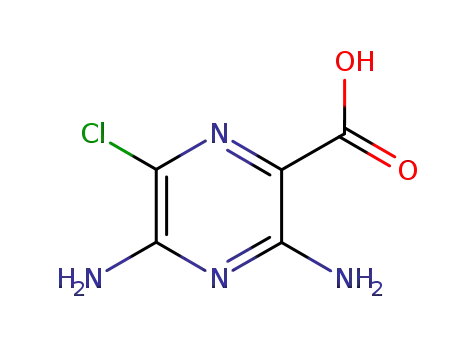 3,5-diamino-6-chloro-pyrazine-2-carboxylic acid