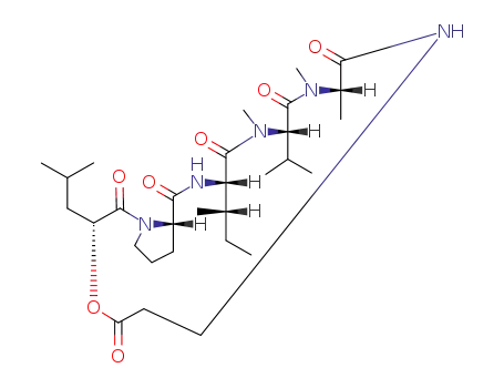 (3R,10R,13S,16S,19S)-16-[(2S)-butan-2-yl]-10,11,14-trimethyl-3-(2-methylpropyl)-13-propan-2-yl-4-oxa-1,8,11,14,17-pentazabicyclo[17.3.0]docosane-2,5,9,12,15,18-hexone