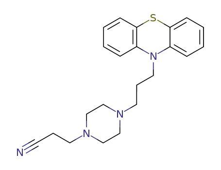 3-[4-(3-phenothiazin-10-ylpropyl)piperazin-1-yl]propionitrile