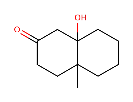 2(1H)-Naphthalenone, octahydro-8a-hydroxy-4a-methyl-