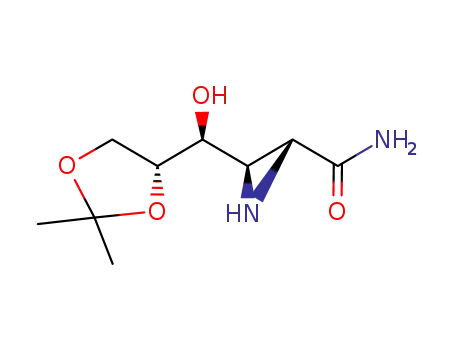 (2R,3R)-3-[(S)-((R)-2,2-Dimethyl-[1,3]dioxolan-4-yl)-hydroxy-methyl]-aziridine-2-carboxylic acid amide