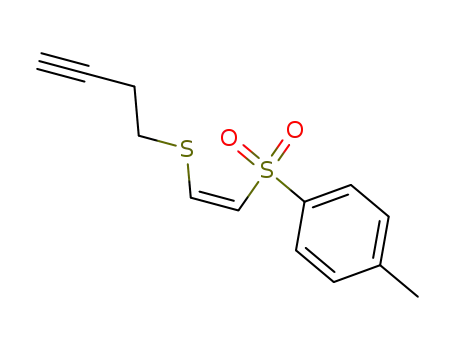 1-((Z)-2-But-3-ynylsulfanyl-ethenesulfonyl)-4-methyl-benzene