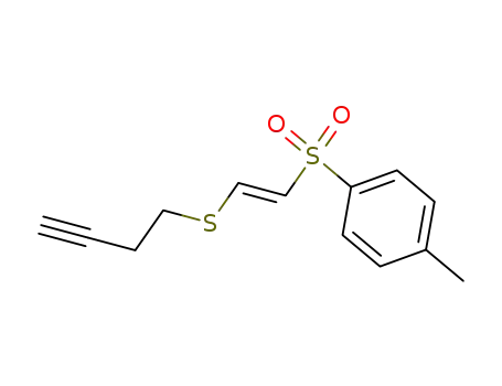 1-((E)-2-But-3-ynylsulfanyl-ethenesulfonyl)-4-methyl-benzene