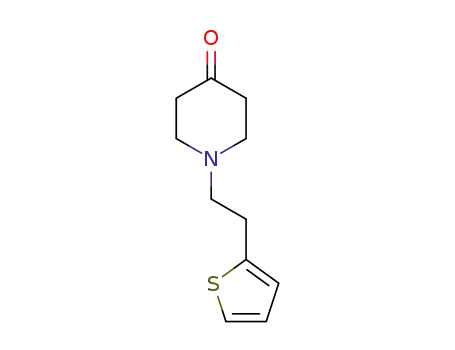 Molecular Structure of 92065-14-0 (4-Piperidinone, 1-[2-(2-thienyl)ethyl]-)