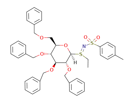 ethyl 2,3,4,6-tetra-O-benzyl-S-(N-tosylimino)-1-thio-β-D-glucopyranoside