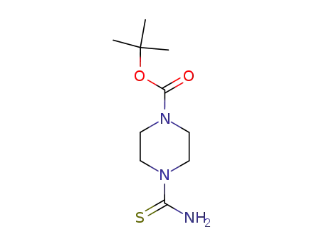 Molecular Structure of 196811-66-2 (4-THIOCARBAMOYL-PIPERAZINE-1-CARBOXYLIC ACID TERT-BUTYL ESTER)