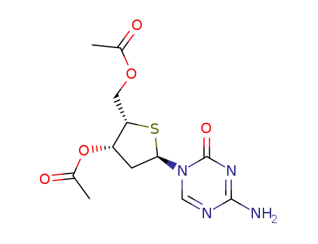 1-(2-deoxy-3,5-di-O-acetyl-4-thio-β-L-threopentofuranosyl)-5-azacytosine